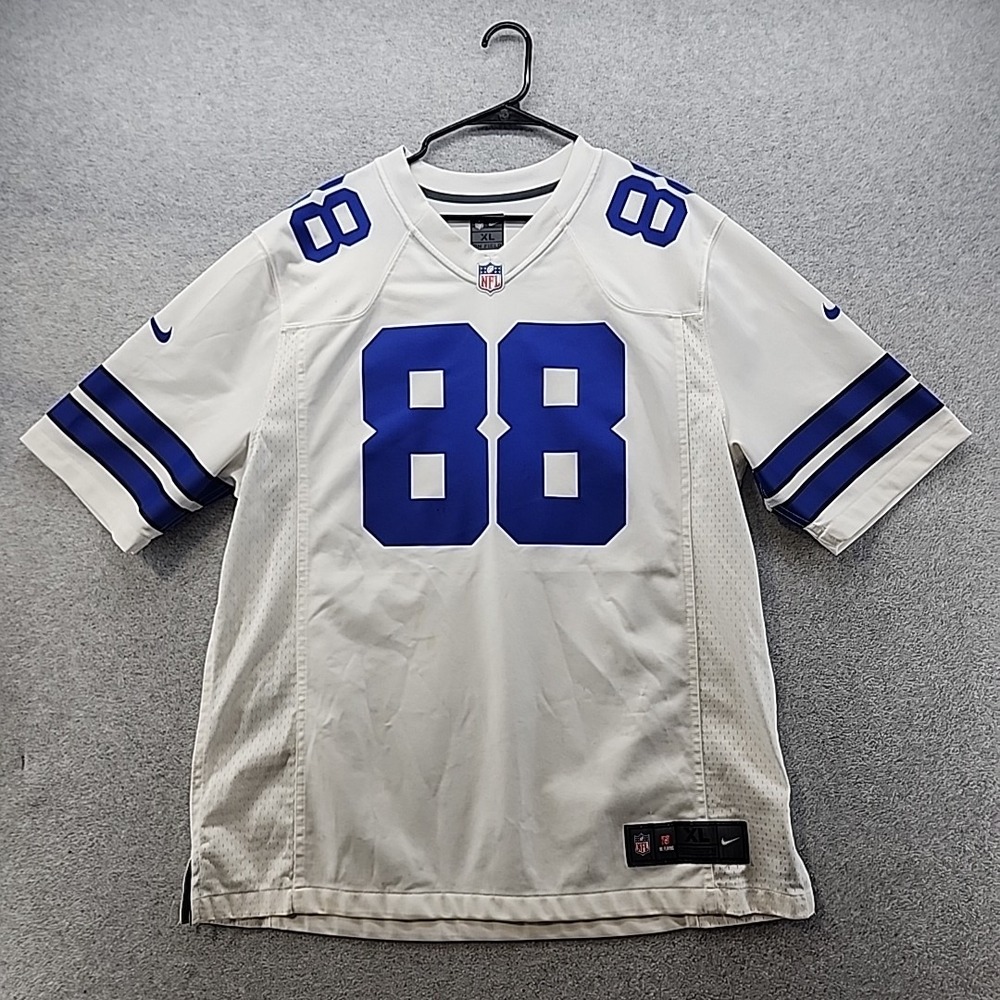 Desmond Demond Bryant Mens 88 Dallas Cowboys Men's Jersey White Size XL *STAINS*